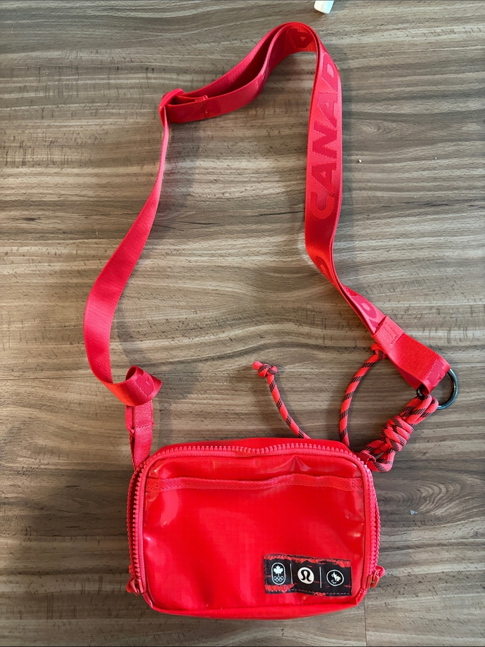 Lululemon Small Red Crossbody Bag , Canada olympics